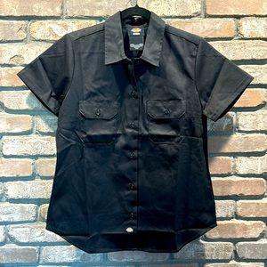 Dickies Icons Black Short Sleeve Button Down